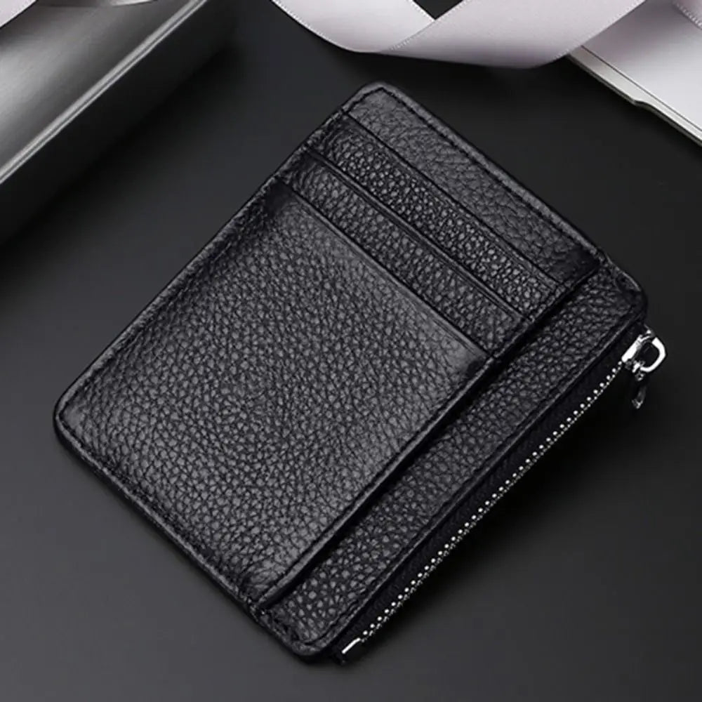 Leather Purses ID Card Holder Colorful Bank Credit Card Box Multi Slot Slim Card Case Wallet Women Men Business Card Cover