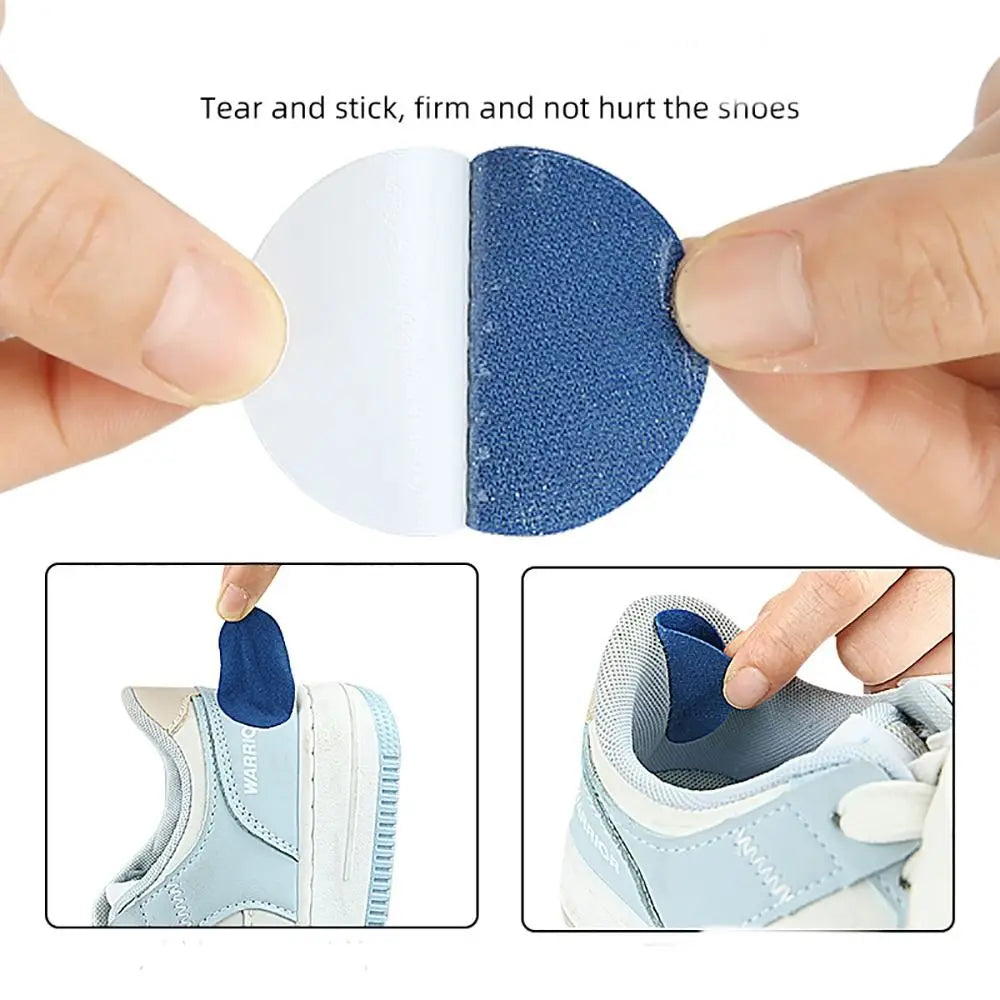 6pcs Accessories Self-Adhesive Shoe Repair Patch Microfiber Leather Durable Heel Hole Pads Universal Sneaker Repair Pads