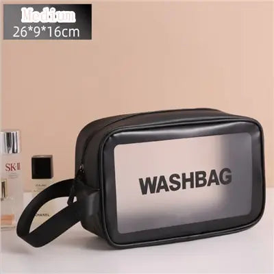 Portable Travel Wash Bag Female Transparent Waterproof Makeup Storage Pouch Large Capacity Cosmetic Organizer Beauty Women Case