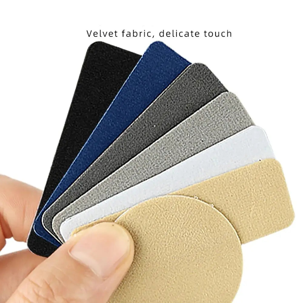 6pcs Accessories Self-Adhesive Shoe Repair Patch Microfiber Leather Durable Heel Hole Pads Universal Sneaker Repair Pads