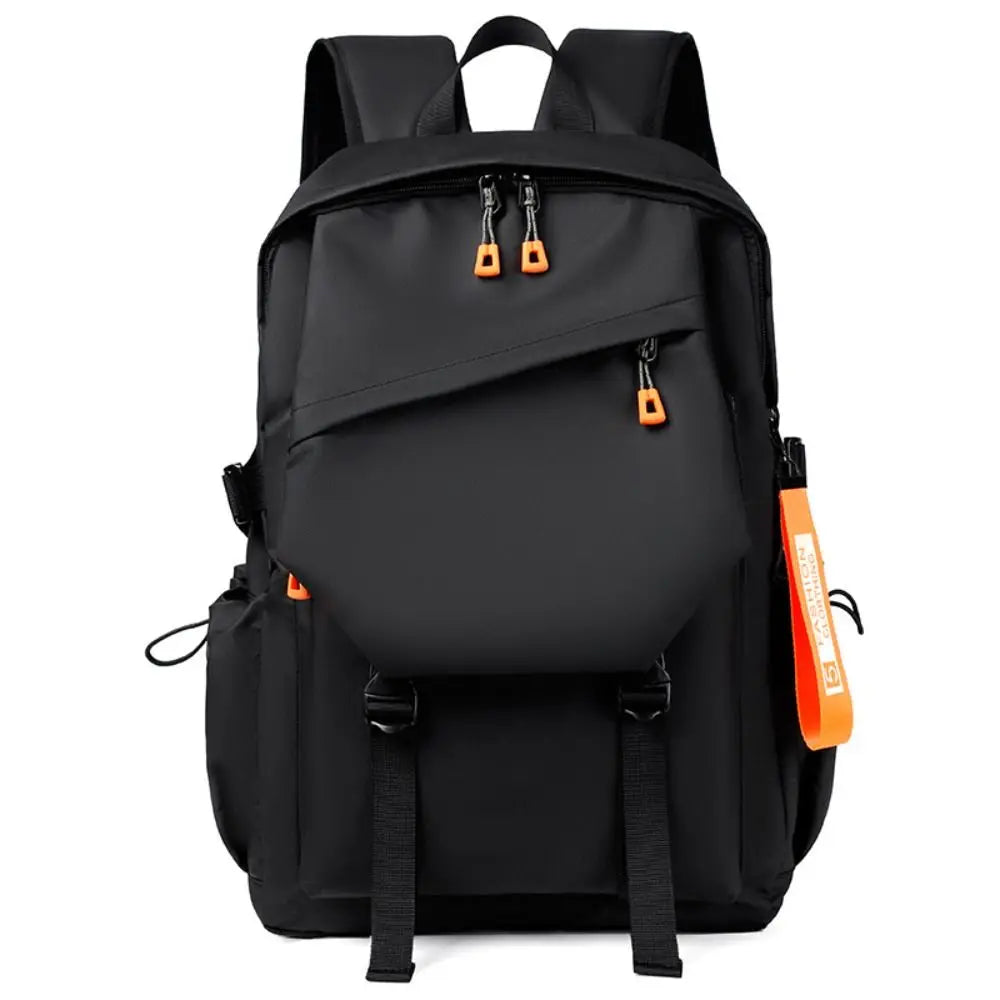 Oxford Cloth Men's Laptop Backpack, USB Charging, Waterproof, Large Capacity