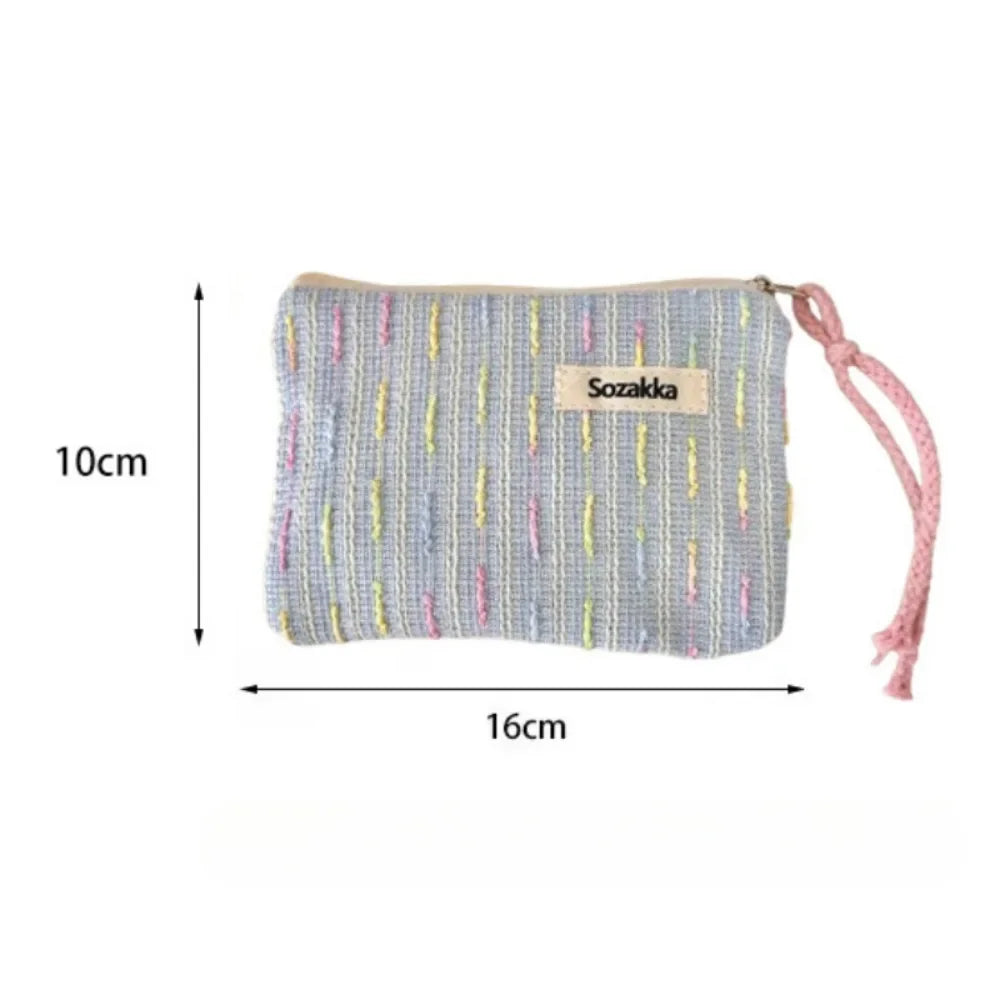 Kawaii Small Travel Cosmetic Lipstick Earphone Data Cable Storage Bag Purse Women Portable Mini Makeup Handbags Wallet Pouch Bag