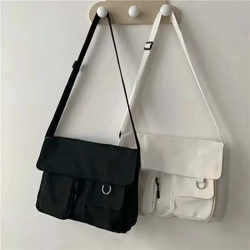 Women Crossbody Bag Small Daisy Cute Versatile Modern Minimalism Large Capacity Students Canvas Female One Shoulder Bag bolsa