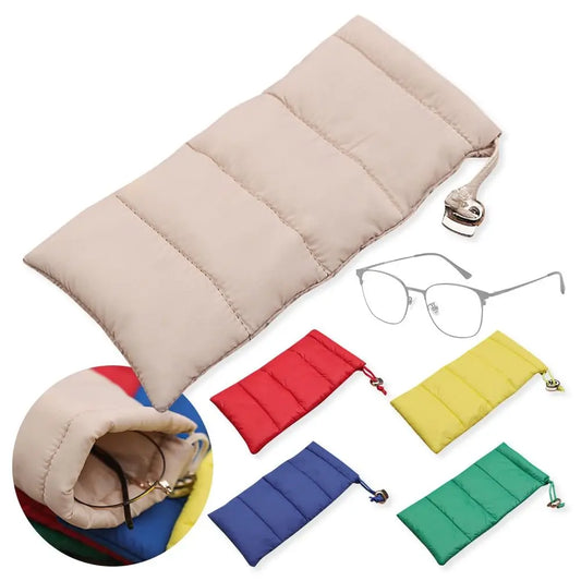 Down Cotton Glasses Box Soft Eye Wear Accessories Myopia Glasses Case Storage Box Drawstring Bag Sunglasses Bag Students