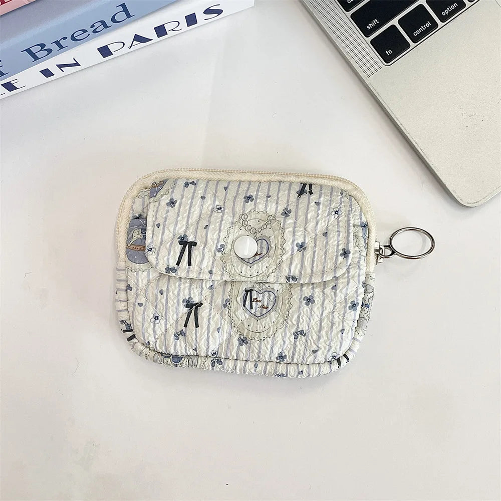 Cute Cartoon Multifunctional Coin Purse Kawaii Wallet Portable Coin Bag Key Earphone Coin Organizer Pouch Zipper Bag Kids Gift