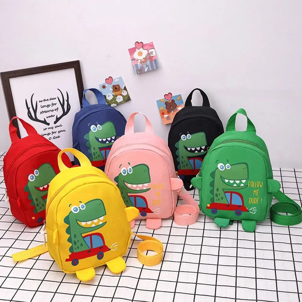 Cute Dinosaur Toddler Backpack Anti-lost Schoolbag