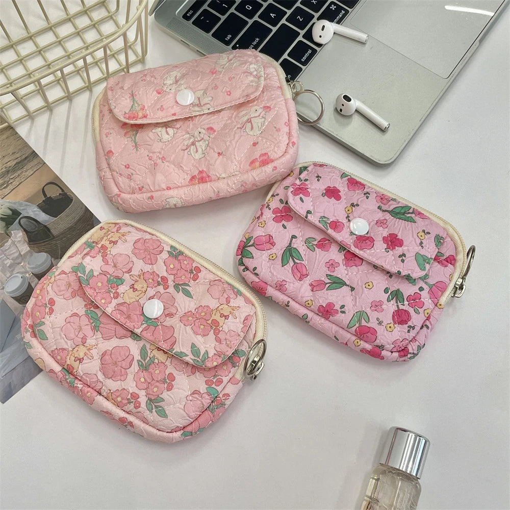 Cute Cartoon Multifunctional Coin Purse Kawaii Wallet Portable Coin Bag Key Earphone Coin Organizer Pouch Zipper Bag Kids Gift