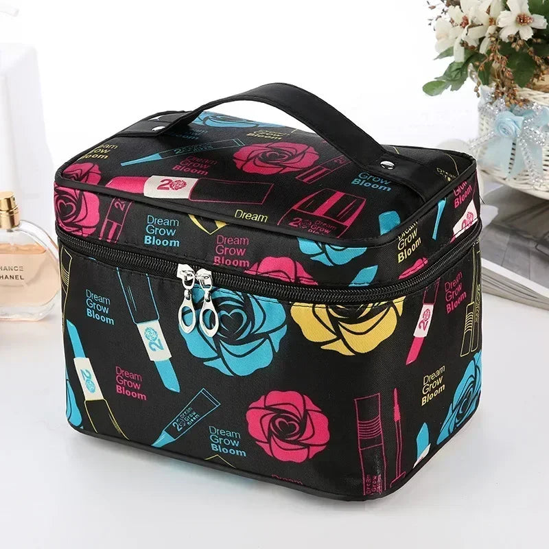 Portable Travel Wash Bag Female Transparent Waterproof Makeup Storage Pouch Large Capacity Cosmetic Organizer Beauty Makeup Bag