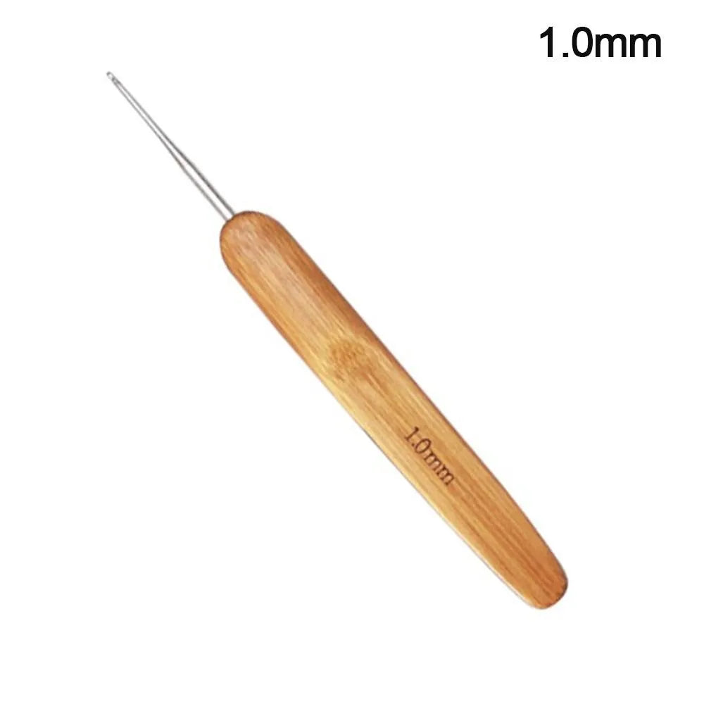 Bamboo Wooden Crochet Hooks Long Knitting Crochet Bamboo Handle Crochet Blanket Shawl Crocheting Hooks Yarn Weave Tools