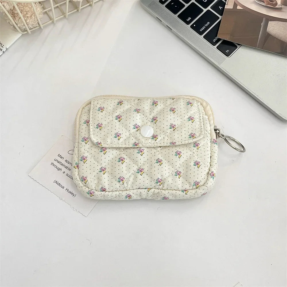 Cute Cartoon Small Travel Cosmetic Lipstick Earphone Card Portable Storage Bag Purse Women Gift Pouch Make Up Bags Organizer