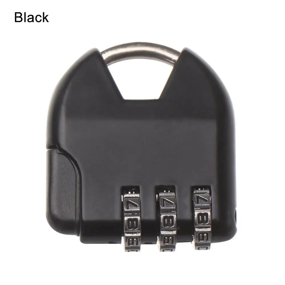 1pcs Gift Outdoor Travel Suitcase Gym Combination Code Locker Case Supply Padlock Security Tool Password Lock 3 Digit Dial