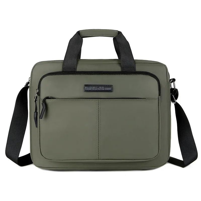 Men's Large-capacity Shoulder Messenger Bag Briefcase Handbag