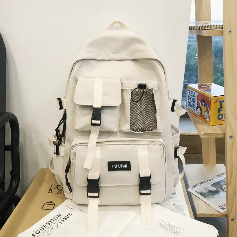 Teen Canvas School Backpack High Quality Fashion Student Bag