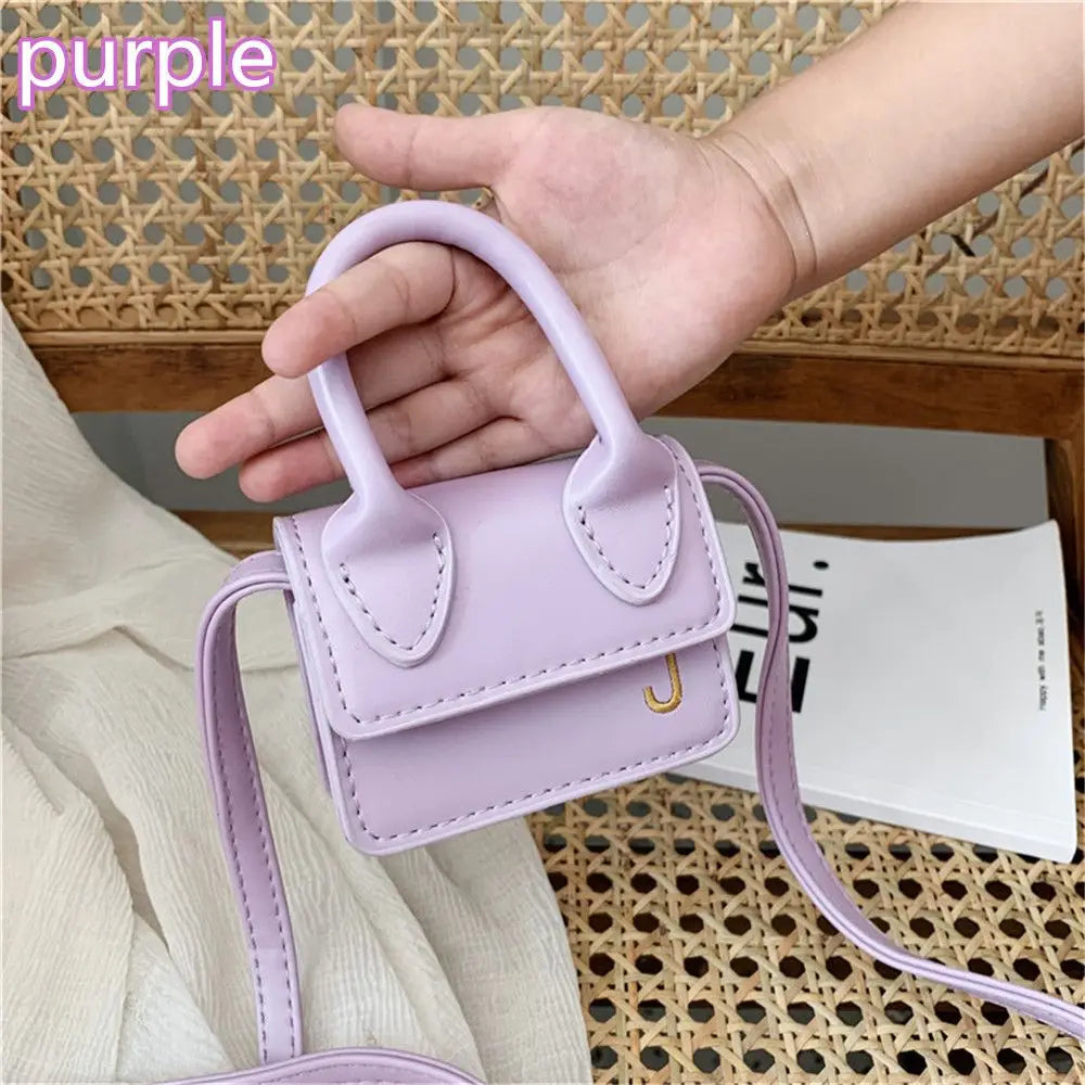 Kids PU Leather Crossbody Coin Bag