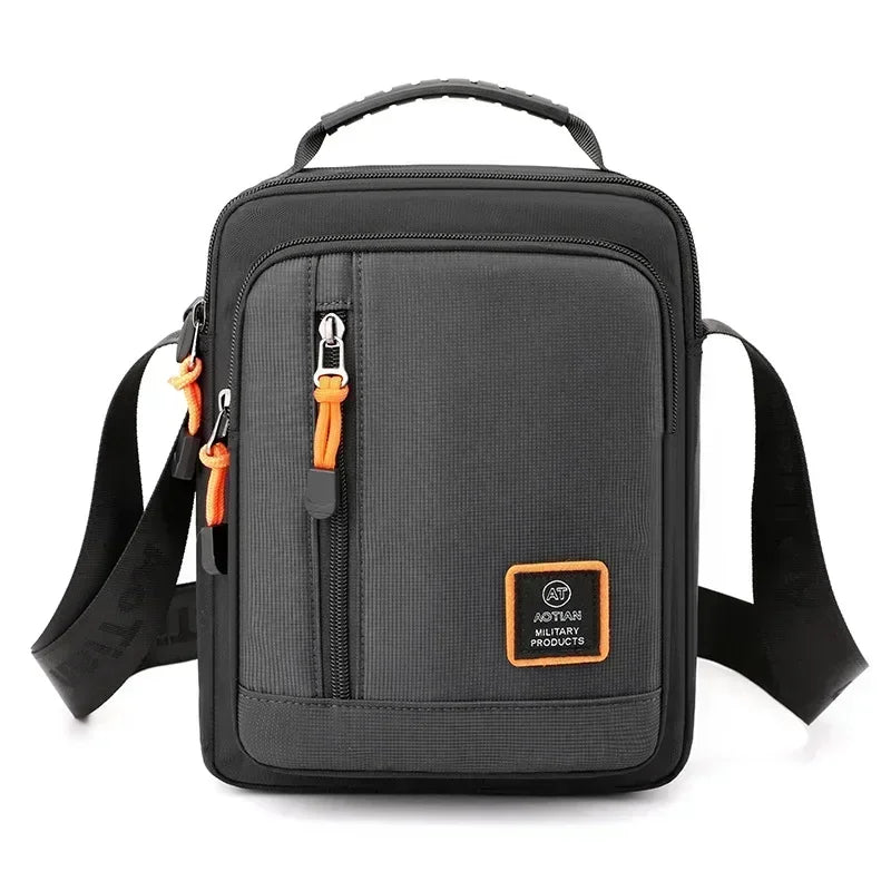 Men's Nylon Messenger Crossbody Bag