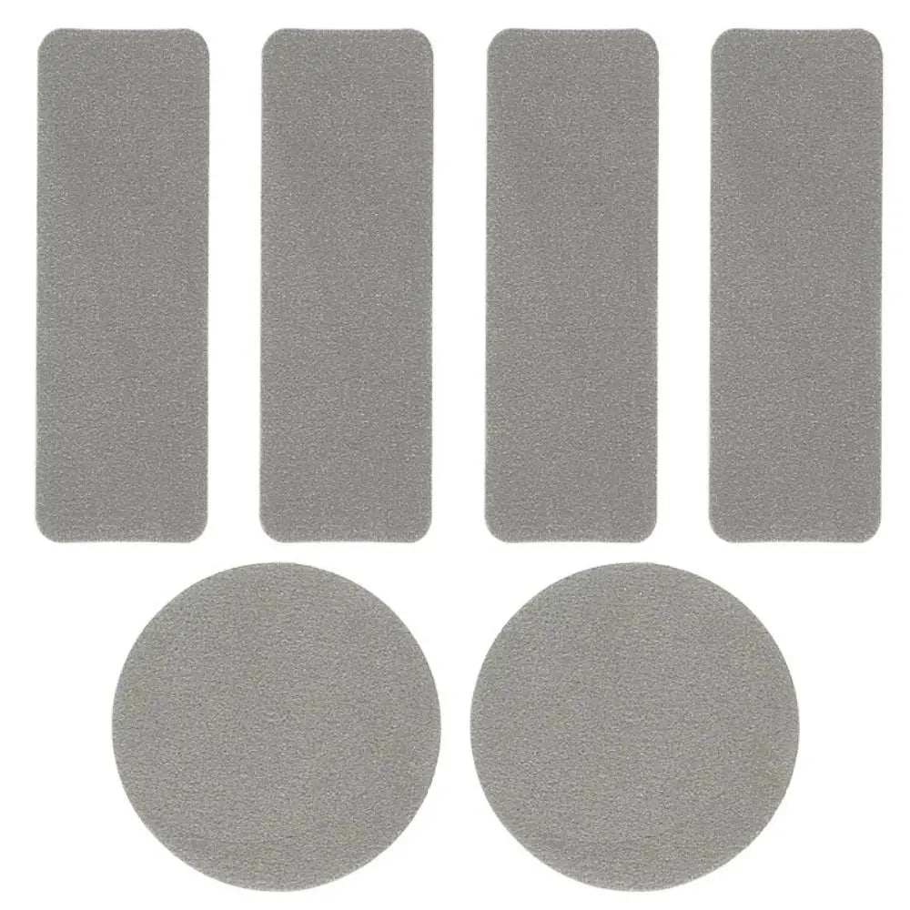 6pcs Accessories Self-Adhesive Shoe Repair Patch Microfiber Leather Durable Heel Hole Pads Universal Sneaker Repair Pads