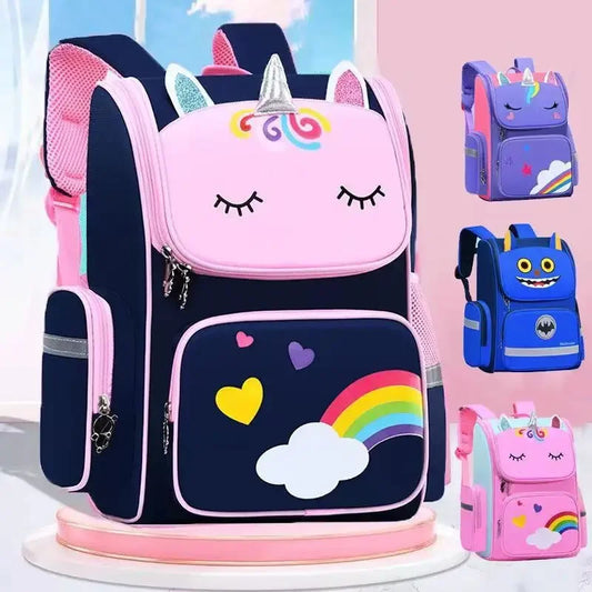 Large Capacity Waterproof Unicorn Backpack for Girls