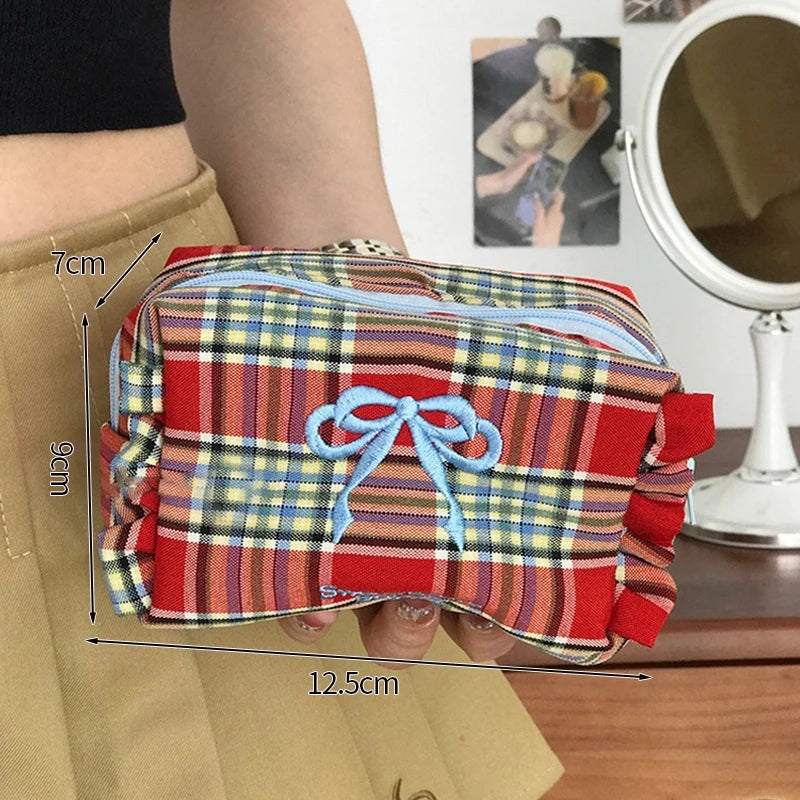 Cute House Shaped Cosmetic Pouch Women Zipper Large Cosmetic Bag Travel Washing Pouch Portable Pencil Case School Supplies 파우치