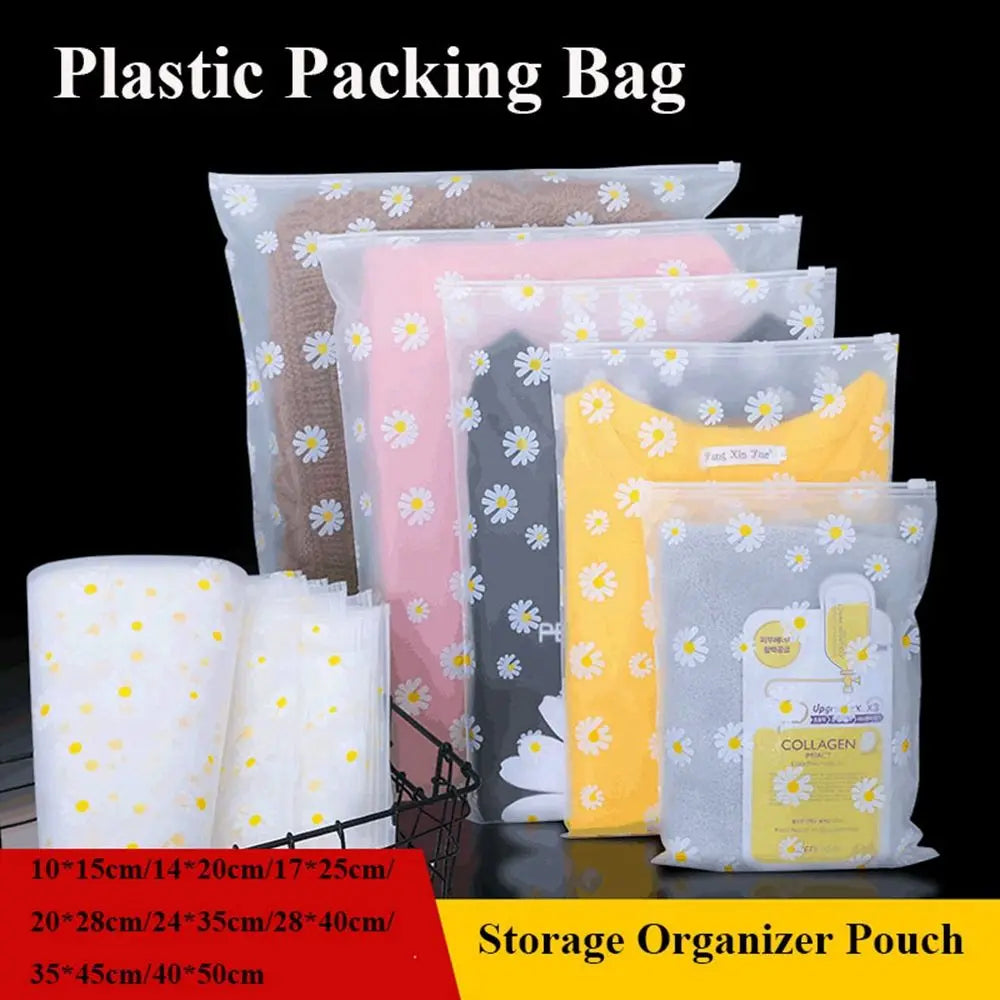 Plastic Transparent Packing Bag for Cloth Travel Make Up Storage Waterproof Shoes Bag Organizer Pouch Zip Lock Storage Bag