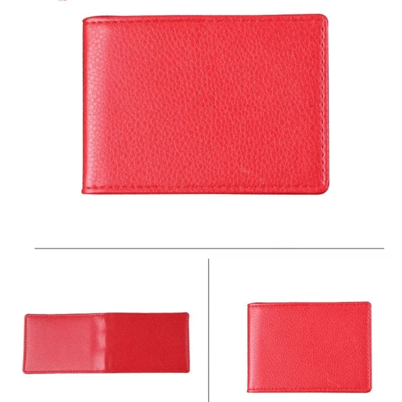 Driver License Holder Pu Leather on Cover for Car Driving Documents Business Id Pass Certificate Folder Wallet Card Holder Purse