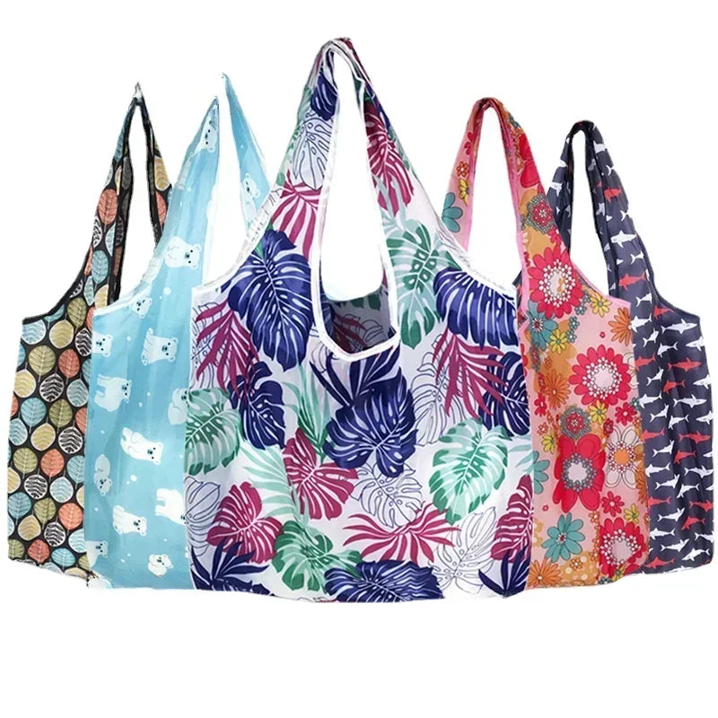 Foldable Reusable Eco-Friendly Shopping Bags Totes Handbags