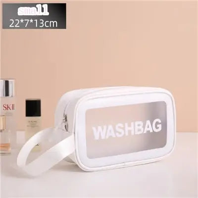 Portable Travel Wash Bag Female Transparent Waterproof Makeup Storage Pouch Large Capacity Cosmetic Organizer Beauty Women Case