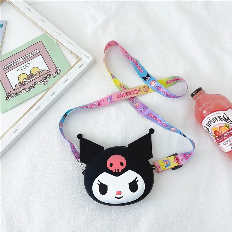 Kuromi Silicone Coin Purse Key Wallet