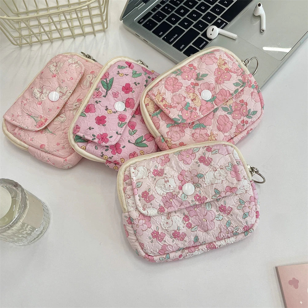 Cute Cartoon Multifunctional Coin Purse Kawaii Wallet Portable Coin Bag Key Earphone Coin Organizer Pouch Zipper Bag Kids Gift