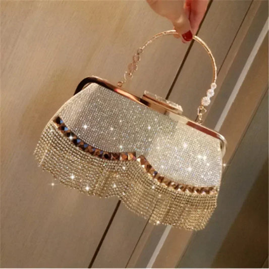 Hand for Wedding Party Banquet Diamond Clutch Bag Ladies Luxury Party Evening Bag Fashion Wedding Bridal Dress Bags Designer Bag