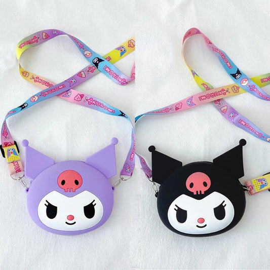 Kuromi Silicone Coin Purse Key Wallet