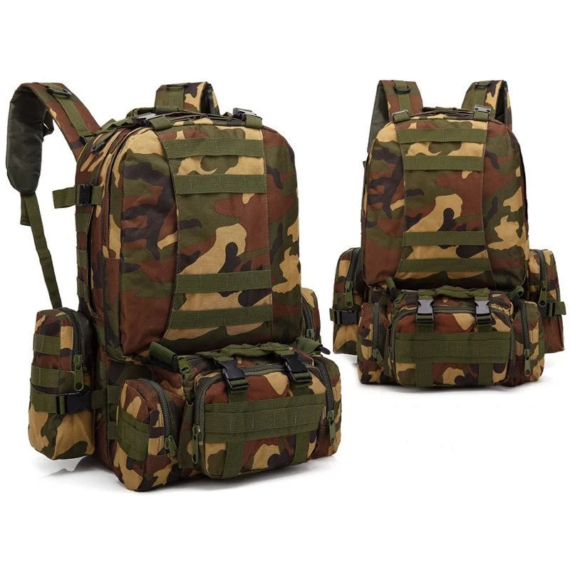 Outdoor Camouflage Tactical Backpack Large Capacity Multi-functional Travel Bag