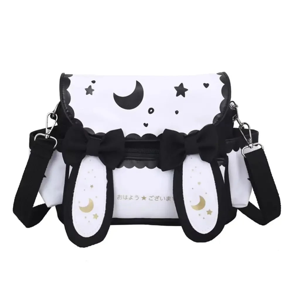 Lolita Rabbit Shoulder Bag Bow Crossbody Cute Schoolbag Messenger