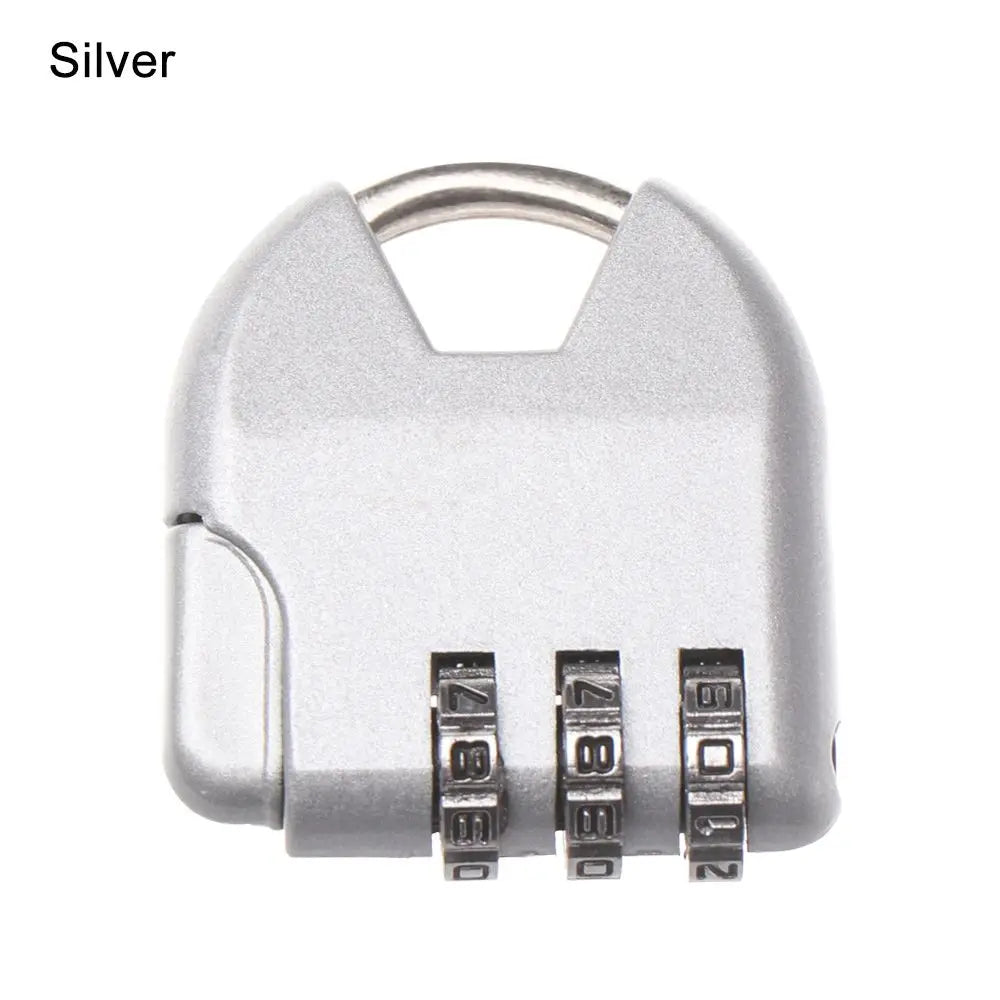 1pcs Gift Outdoor Travel Suitcase Gym Combination Code Locker Case Supply Padlock Security Tool Password Lock 3 Digit Dial