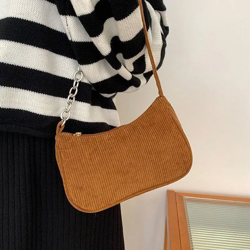 Fashion Simple Totes Bags for Women Plush Trendy Vintage Handbag High Quality Female Small Subaxillary Bags Casual Shoulder Bag