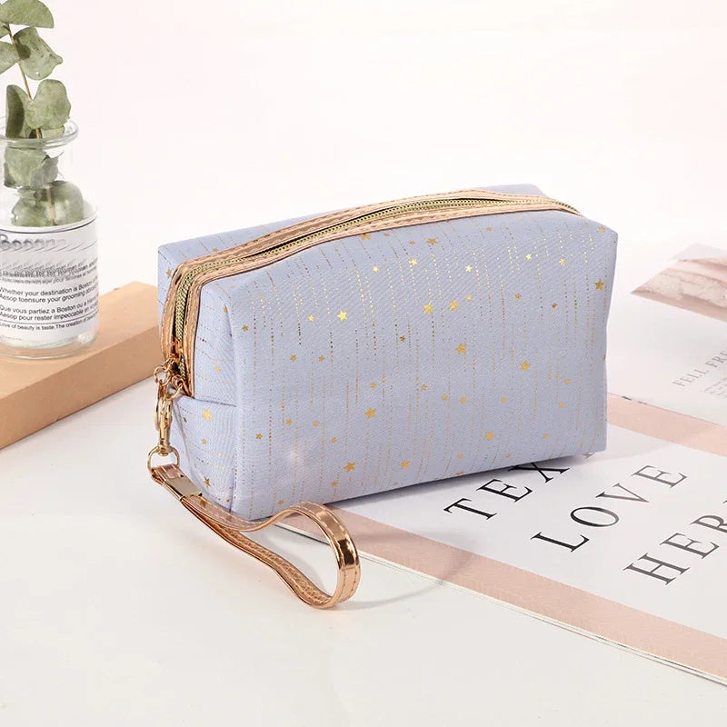 Fashion Women's Cosmetic Bag Beauty Makeup Organizer Pouch Travel Wash Make Up Case Toiletry Organizer Bag