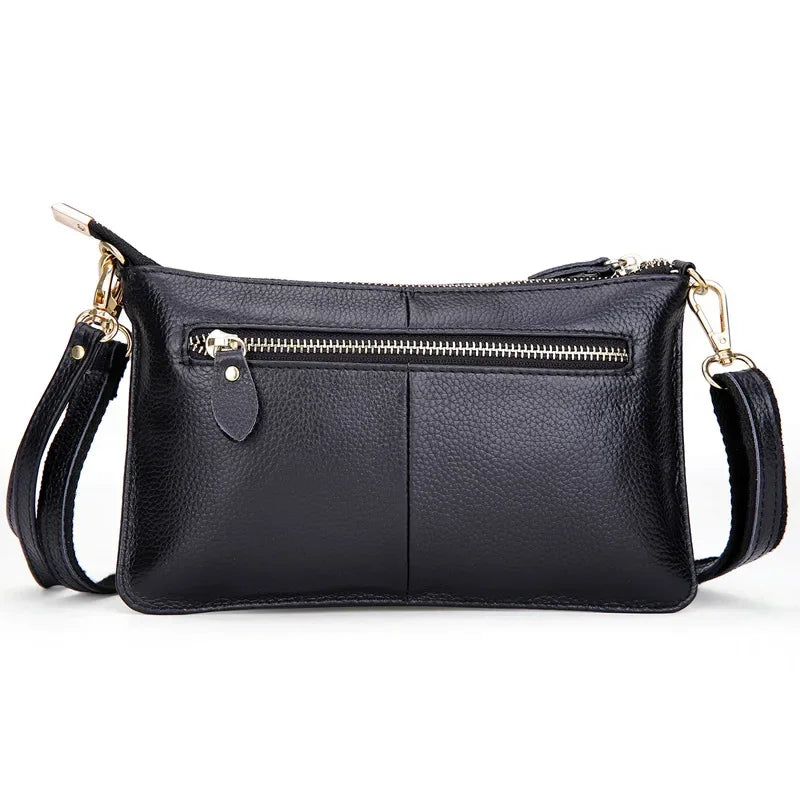 Women Handbags Fashion Soft Genuine Leather Crossbody Bags Large Capacity Shoulder Bags for Women Portable Handbag Phone Pocket