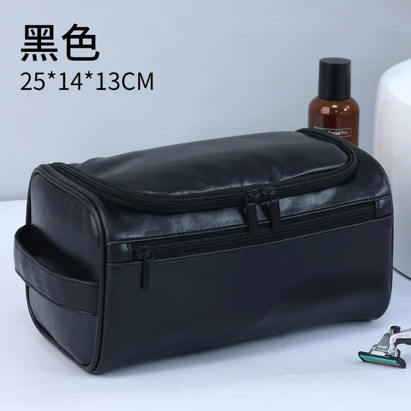 Men's Vintage Luxury Toiletry Bag Travel Organizer Cosmetic Case