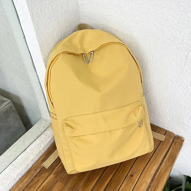 Waterproof Nylon Women's Backpack Travel Schoolbag for Teens