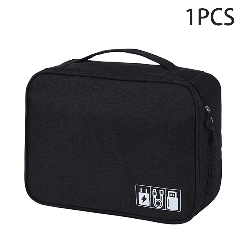 Travel Cable storage bag Portable waterproof Digital electronic storage bag USB data cable charger plug storage cable storagebag