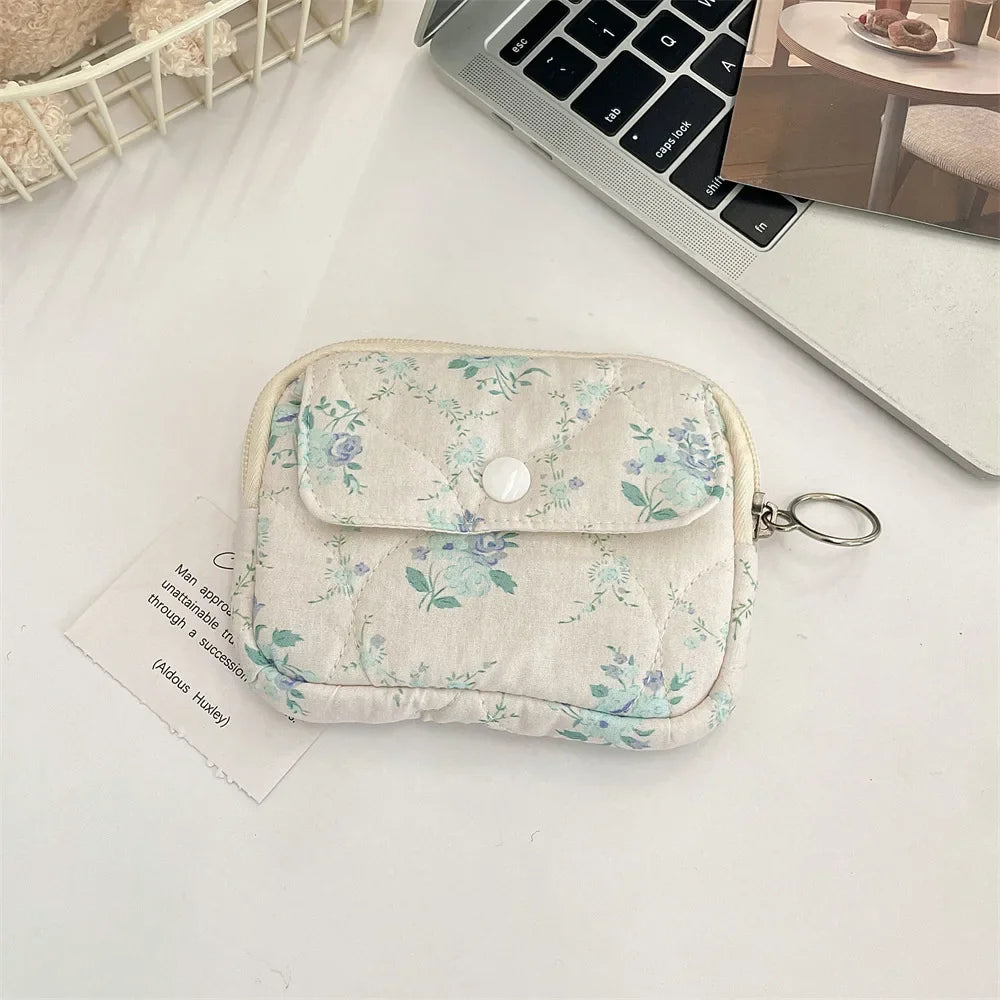 Cute Cartoon Small Travel Cosmetic Lipstick Earphone Card Portable Storage Bag Purse Women Gift Pouch Make Up Bags Organizer