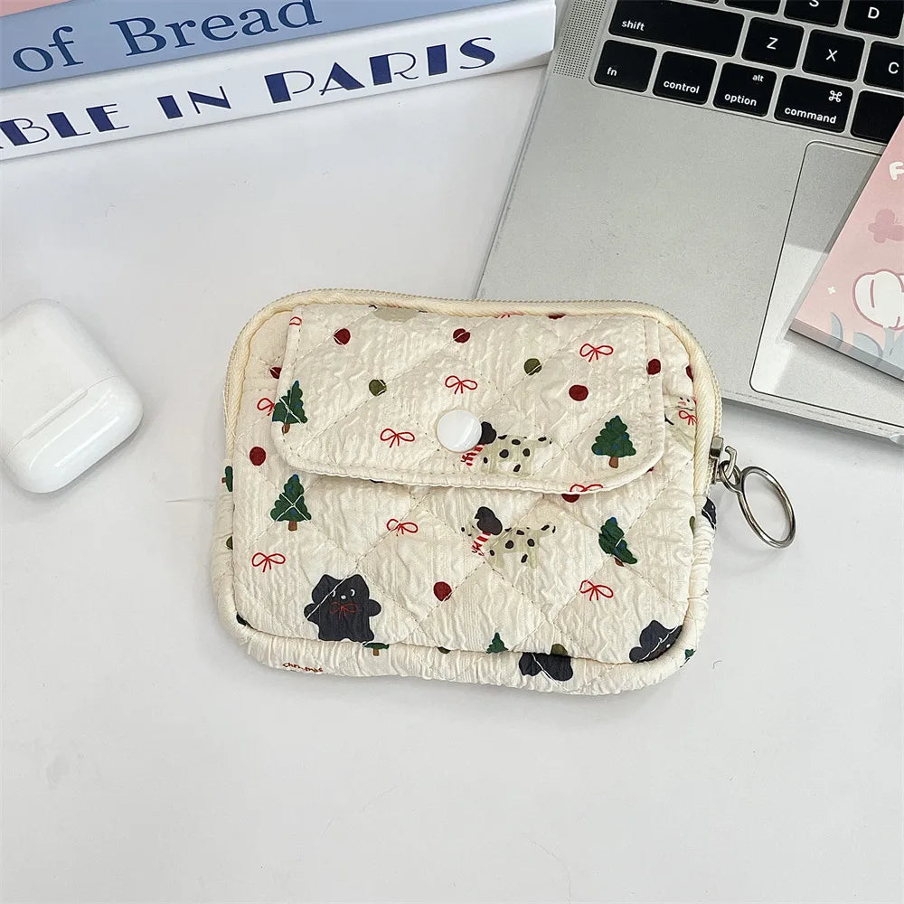 Cute Cartoon Multifunctional Coin Purse Kawaii Wallet Portable Coin Bag Key Earphone Coin Organizer Pouch Zipper Bag Kids Gift