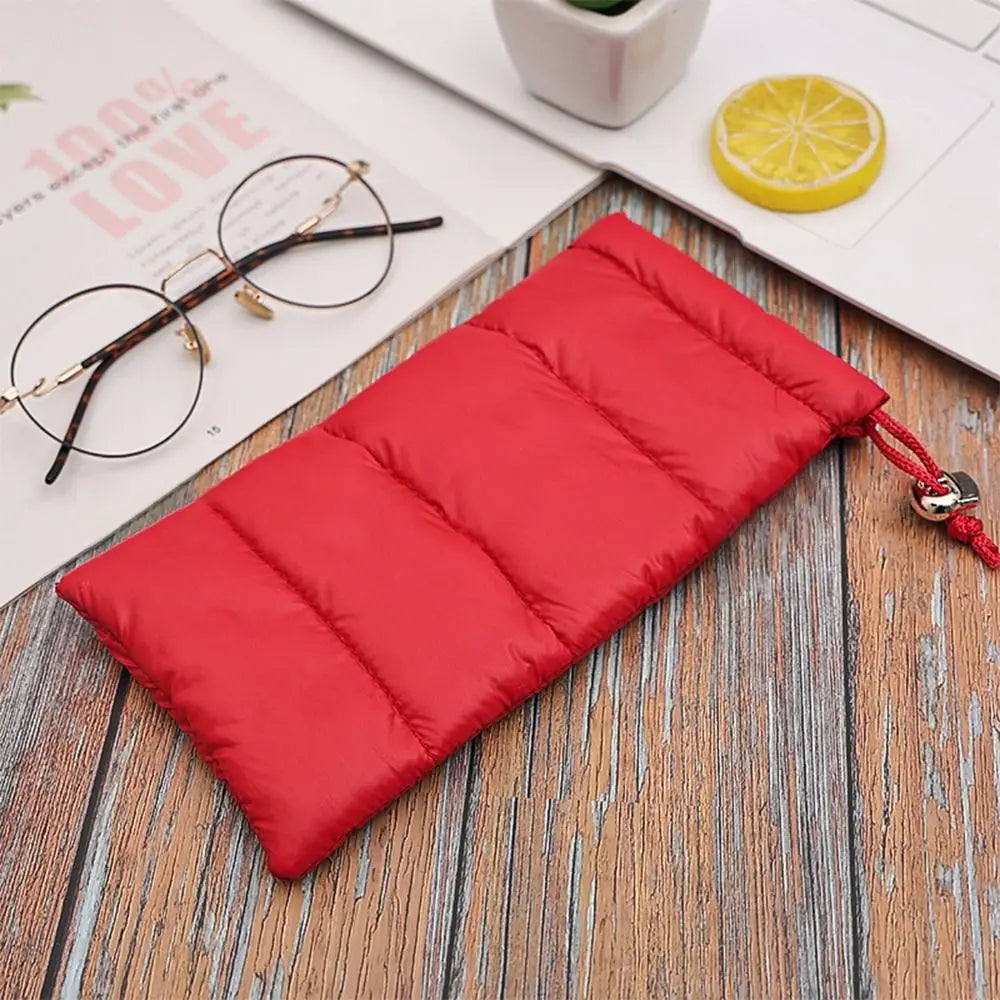 Down Cotton Glasses Box Soft Eye Wear Accessories Myopia Glasses Case Storage Box Drawstring Bag Sunglasses Bag Students