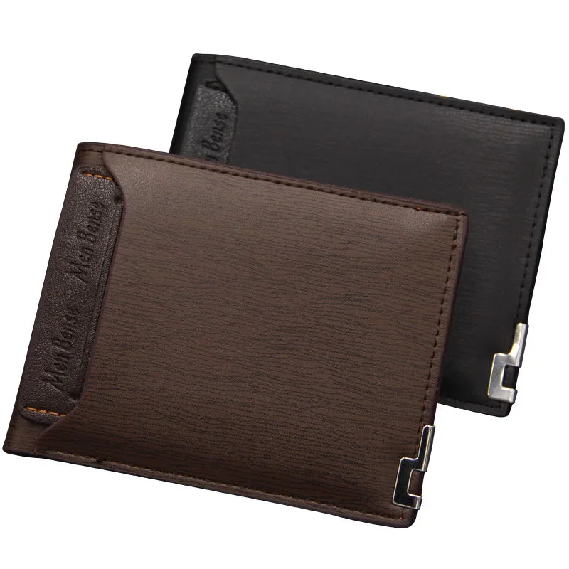 2025 New Men's Wallet Leather Bifold Wallet Slim Fashion Credit Card/ID Holders and Inserts Coin Purses Luxury Business Wallet