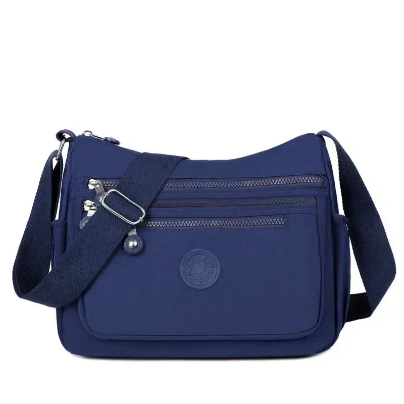 Women's Messenger Large Capacity Shoulder Bag Polyester Fashion Cosmetic Bag Simple and Versatile Handbag Crossbody Bag Purses