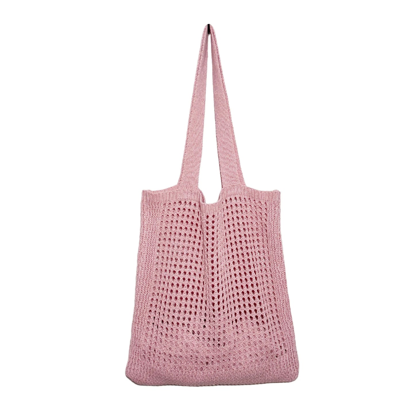 Women's Knitted Shoulder Bag Crochet Tote Shopper Handbag Beach Pouch