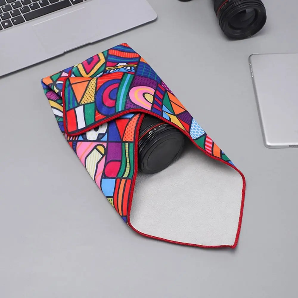 Reusable Camera Wrap Cloth Wrap Around Pouch Photographic Equipment Accessories Anti-scratch Lens Cloth Self-Adhesive Waterproof