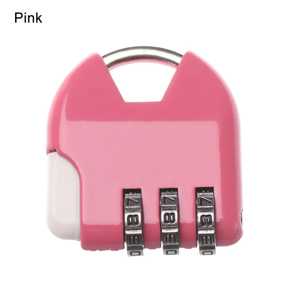 1pcs Gift Outdoor Travel Suitcase Gym Combination Code Locker Case Supply Padlock Security Tool Password Lock 3 Digit Dial