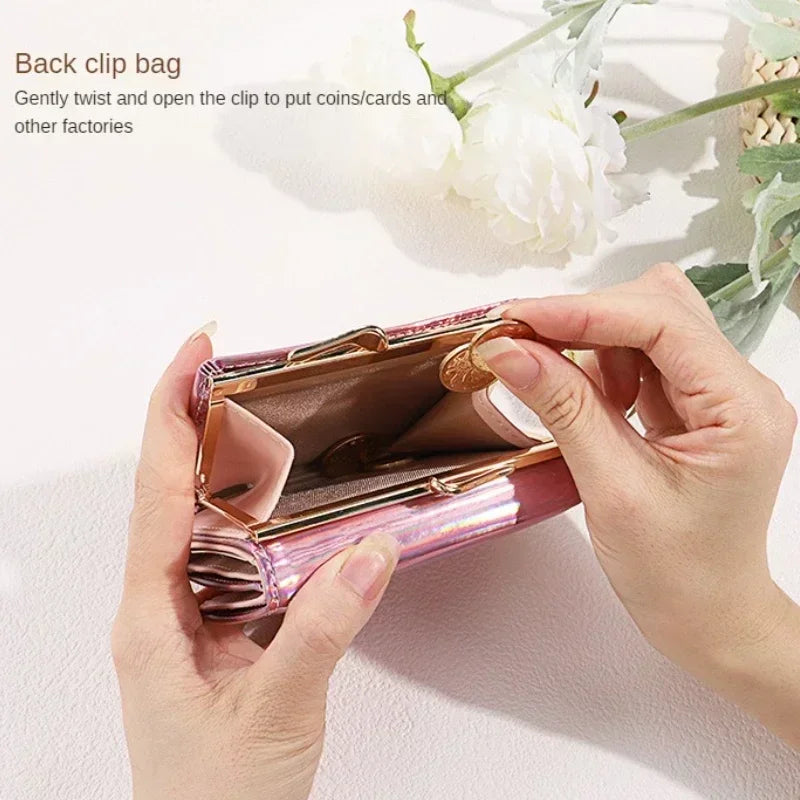 New Women Wallets Female PU Leather Purses Short Hasp Purse for Women Small Money Bag Coin Purse Card Holder Clutch Dropshipping