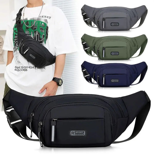 Nylon Waterproof Anti-theft Travel Waist Bag