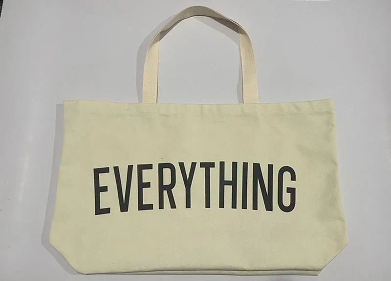 Large Canvas Tote Bag Fashion Beach Reusable Shopping Handbag